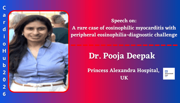 Dr. Pooja Deepak | Speaker | Cardio Hub 2026