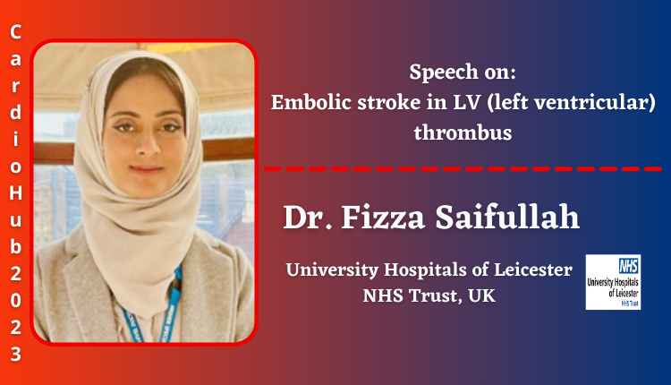 Dr. Fizza Saifullah | Speaker | Cardio Hub 2023